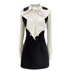 
Xiongxiongwu [Xu Yan’s Outfits] Noble Girl Bow Tie Shirt Waist A-Line Vest Skirt Suit