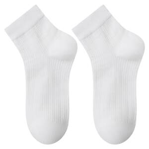 
Boneless socks for women's short socks for summer thin breathable pure cotton white mid-tube socks for summer ballet style short white socks