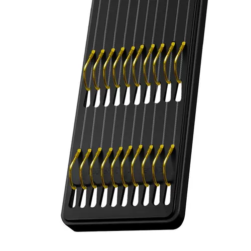 Рыбной крючок готовый люкс из золотистого рукава у Джин Хайси есть нанесение удара Isei Bean.