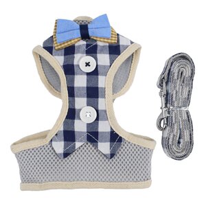 
Cat Clothing Teddy Bichon Small Dog Dog Clothes Suit Dress Birthday Wedding Suit Strap-Type Leash