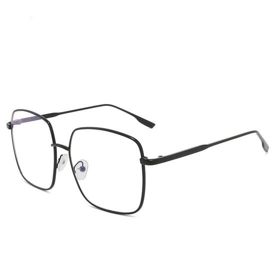 The new gentle and gentle glasses frame female retro square large frame net red glasses sheets face face -to -vision glasses glasses small face