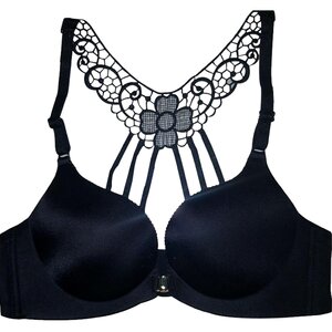 Shangtuo small chest thickened thin underwear young lady without steel ring sexy gathers in front of the bra, backbone back