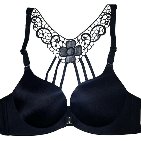 Shangtuo small chest thickened thin underwear young lady without steel ring sexy gathers in front of the bra, backbone back