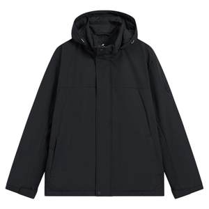 Xtep men's clearance pick-up, plus velvet and thickened detachable hood, new winter windproof jacket, windbreaker for men, super cost-effective