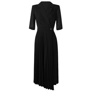 
Stunning high-end and capable women's clothing ol professional suit collar dress summer goddess style suit dress long dress