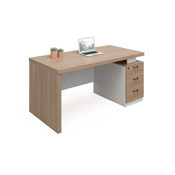 
Modern simple desk single-seat computer desk wooden storage drawer writing desk home office desk