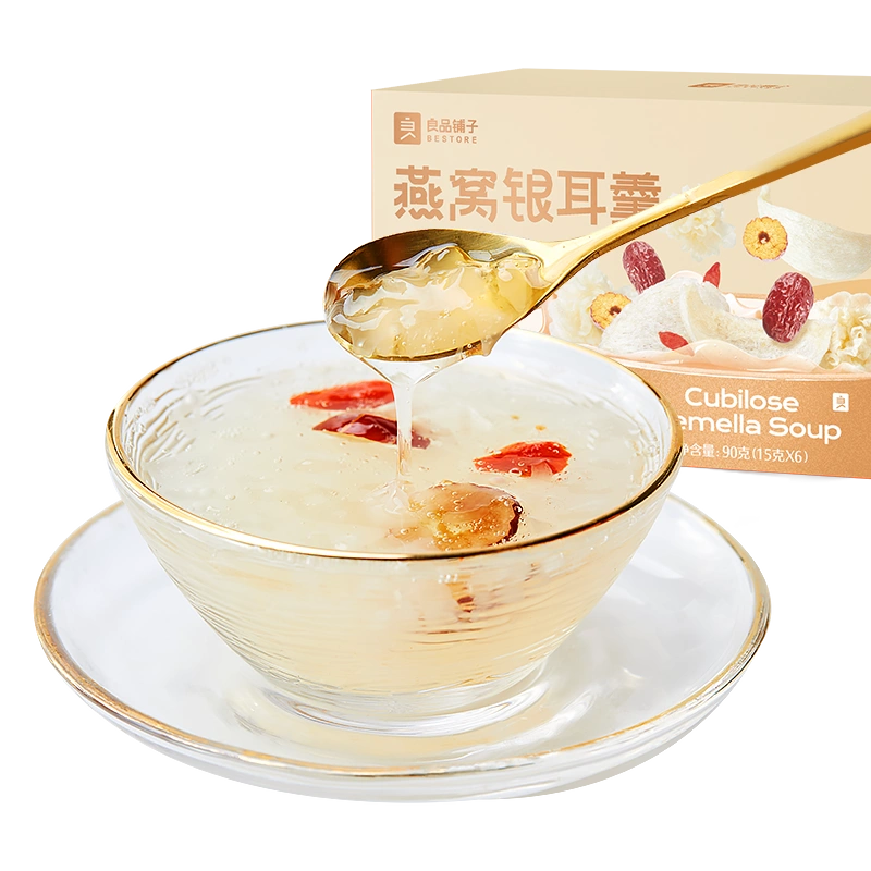 激安ブランド 时小福藕粉500g×3缶 奇亚籽坚果/奇亚籽玫瑰/红枣枸杞银耳