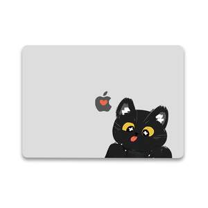 
Apple computer macbook air15 protective case cute black cat macbook14 notebook protective cover Tanxue pro13 inch M1 accessories 2024 new frosted shell 16 inch shell protective cover