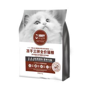 
Dunbar freeze-dried three-pair full price cat food into cat food full-stage nutrition cat strips kittens cat strips cat food staple food
