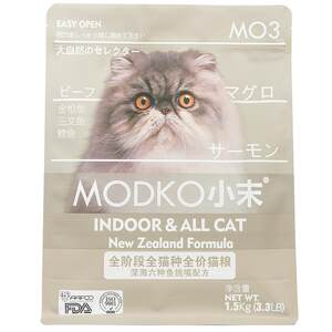 Six types of fish cat food: Xiaomo Cat Food, main food for cats, 20 * 0.5kg, universal type with fish, beautiful cheeks, reduced hair loss, dry food, Tang Enbei