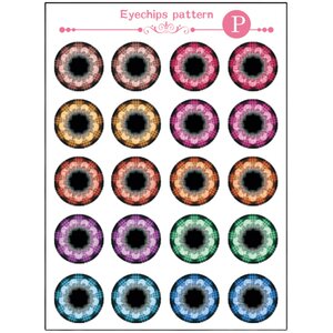 Icy DBS small cloth doll DIY makeup changing doll eye film sticker tool set star empty eye film pupil