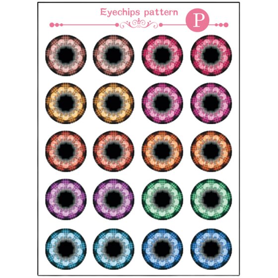 Icy DBS small cloth doll DIY makeup changing doll eye film sticker tool set star empty eye film pupil