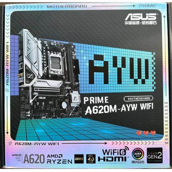 ASUS/华硕 A620M-AYW WIFI DDR5 哎呦喂主板