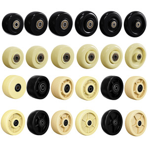 
Casters white nylon single wheel 1.5 inch 2 inch 2.5 inch 3 inch 4 inch 5 inch small wheel gold diamond wheel universal wheel