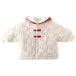 Baby New Year Cotton-padded Clothes, Baby Winter Clothes, Children's Quilted Thickened Cotton-padded Jackets, Boys' Warm Coats, Girls' Cotton-padded Clothes