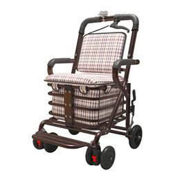 Older family scooter shopping cart shopping cart