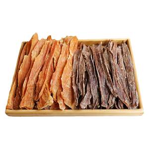 Handmade dog snacks pet air-dried duck jerky homemade dried chicken jerky cat teeth grinding stick small dog bibie bear