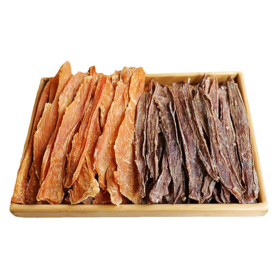 Handmade dog snacks pet air-dried duck jerky homemade dried chicken jerky cat teeth grinding stick small dog bibie bear