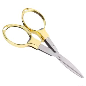 Folding fishing scissors Multifunctional lead leather fish line shear stainless steel fishing gear small scissors fishing supplies Portable scissors