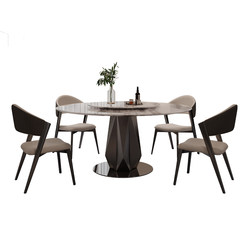 [Fine-class restaurant] Round super crystal table