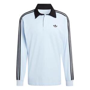 
Ho and the same loose rugby style classic long-sleeved POLO shirt for men and women adidas Adidas clover