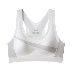 
Girls' bras for middle school and high school students during puberty and development period, girls and older children's sports shock-proof vests, summer thin