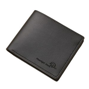 
New men's wallet men's ultra-thin portable short wallet large capacity soft leather clip to carry thin and light documents