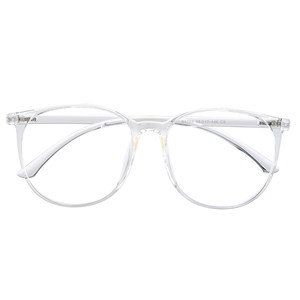 Phil Watanabe Transparent Eyeglass Frame Women's Large Frame Plain Mirror with Anti Blue Light Korean Edition Chao Myopia Mirror Frame Women 5703