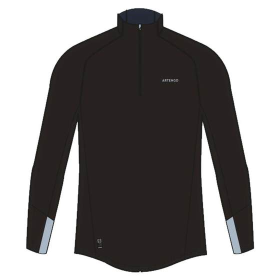 
Decathlon sports sweatshirt men's autumn and winter top stand collar quick-drying clothes breathable tennis sports long-sleeved pullover SAL5