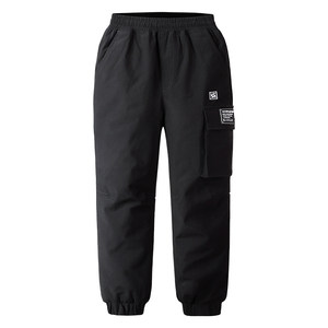 
Sborlandi children's down pants boys and girls thickened overalls pants medium and large children's jacket pants outer wear winter 90 down