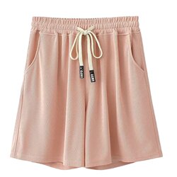 Wanwanjia solid color shorts are fashionable and versatile