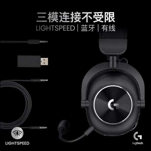 Беспроводная гарнитура Logitech G PRO X 2 Bluetooth 2.4G, трехрежимная игровая гарнитура поколения GPW2
