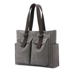 Large Canvas Bag Women's Bag 2023 New Portable Shoulder Bag Versatile For Work And Commuting Large Capacity Student School Bag