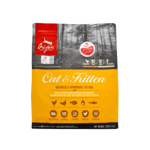 
Orijen longs for cat food chicken, six kinds of fish, main food for young cats and adult cats, full-term British short weight gain, hair gills 1.8kg