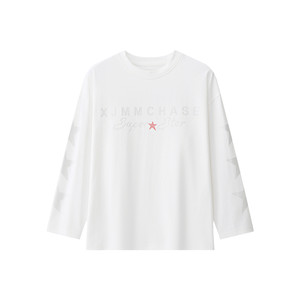 
Shrimp paste hemp boys pure cotton long-sleeved T-shirt spring 2026 new style boys style children's white bottoming top