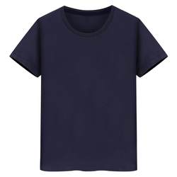 Pure cotton work clothes customized round neck group printing clothes