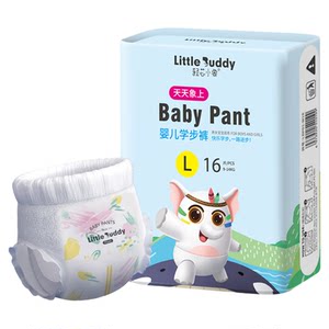 
Light core Little Elephant Little Forest light and breathable infant diapers for boys and girls anti-side leakage diapers pull-ups