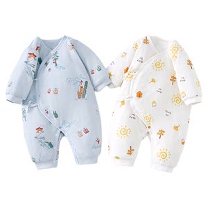 Tongtai newborn baby clothes in the autumn and winter babies in the autumn and winter babies jacket cotton cotton cotton pads thick hasty clothing winter clothes