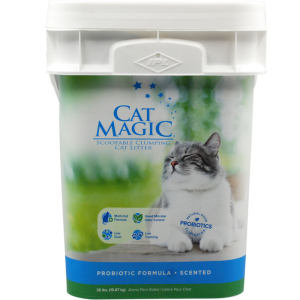 
CatMagic/CatFever bentonite cat litter sodium-based mineral sand deodorization low dust 25 pounds 14 pounds
