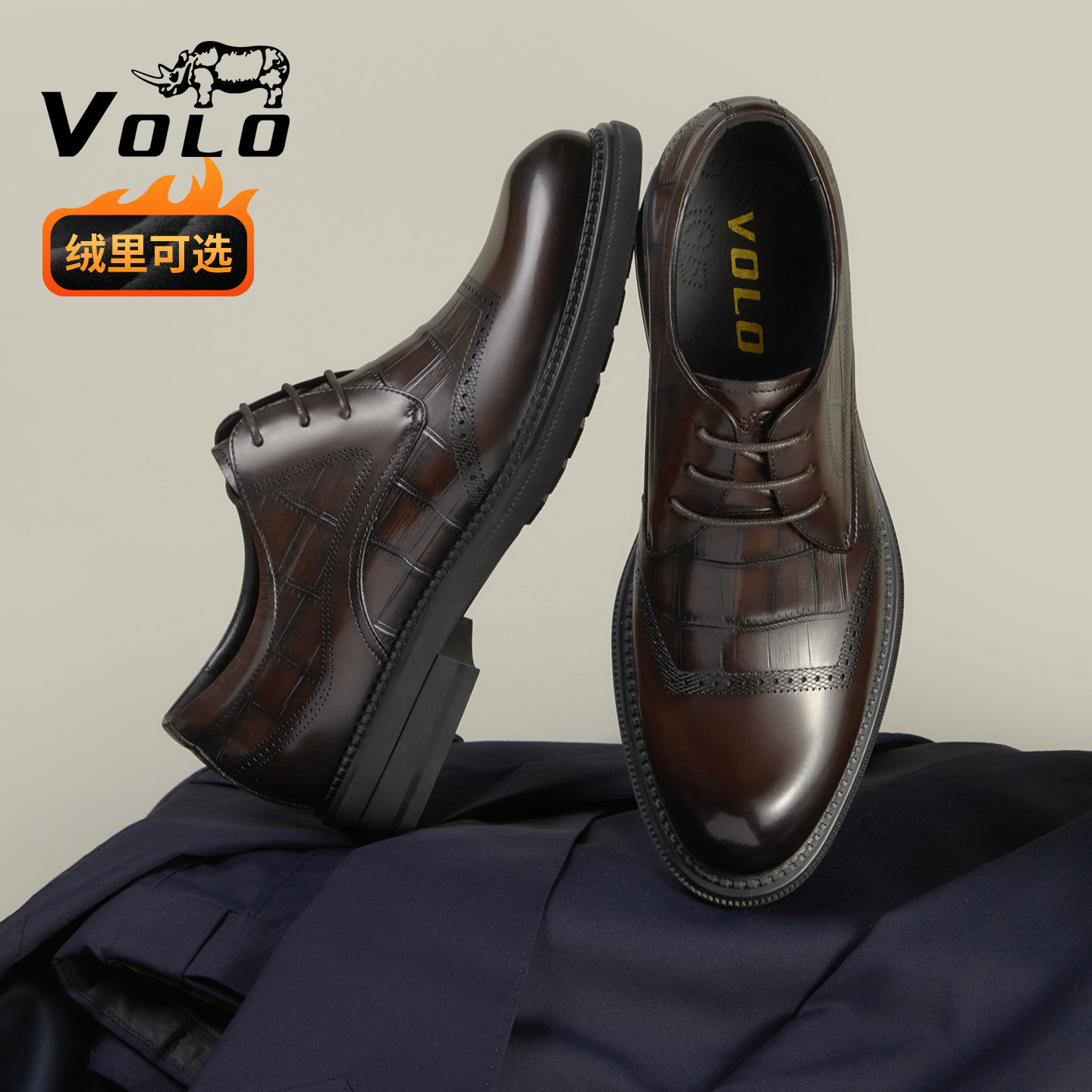 VOLO/ϬţƤЬ����װ����2025���¿����ߵ±�Ь�н����ƤӢ�׷� 602Ԫ