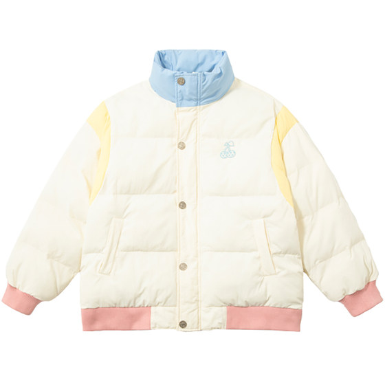 NS76 new product national tide cherry embroidery contrasting color thickened cotton clothes men and women couples national tide brand casual jacket