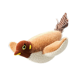
Dog toys that make noises and vibrate, bite-resistant birds, self-pleasure and relieve boredom, puppies, Bichons, Corgis, small dog pet supplies