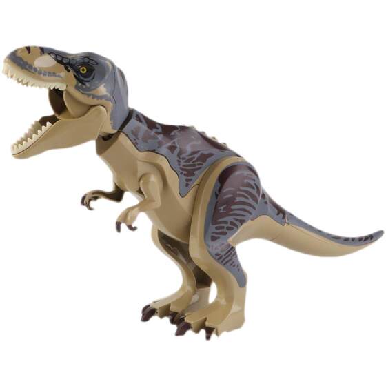 Dinosaur model assembled toy building blocks children boys puzzle plug in building block bully dragon rapid dragon eggs removable