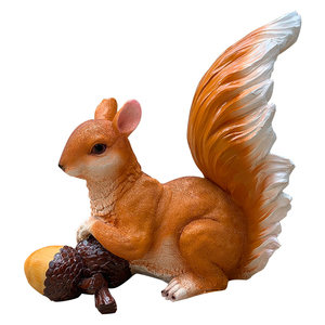 
Simulated animal squirrel gardening tree decoration pendant balcony courtyard villa outdoor garden resin landscape pendant