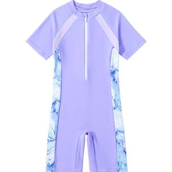 Children's swimsuits for girls, middle-aged and big children's one-piece professional swimsuits

