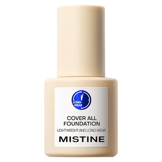 
Mistine Little Blue Shield Liquid Foundation Concealer Long-lasting Official Flagship Store Genuine Mixed Dry Oil Leather Oil Control