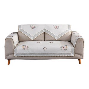 Sofa back towel lace sofa scarf cloth art armrest tissue cover white towel back scarf is simple four seasons universal