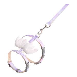 Cat traction rope can adjust the cat rope cute wings, wings, kittens to go out for special chest back with pet dog supplies