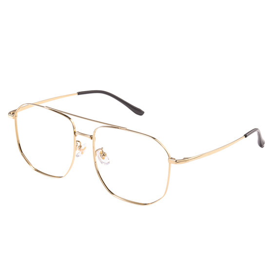 
Automatic photosensitive color change ultralight pure titanium large-frame glasses myopia men can match the degree of blue light big face glasses frame
