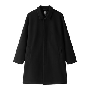 
Half ink medium length woolen coat men's winter new thickened warm business executive windbreaker jacket men's large size